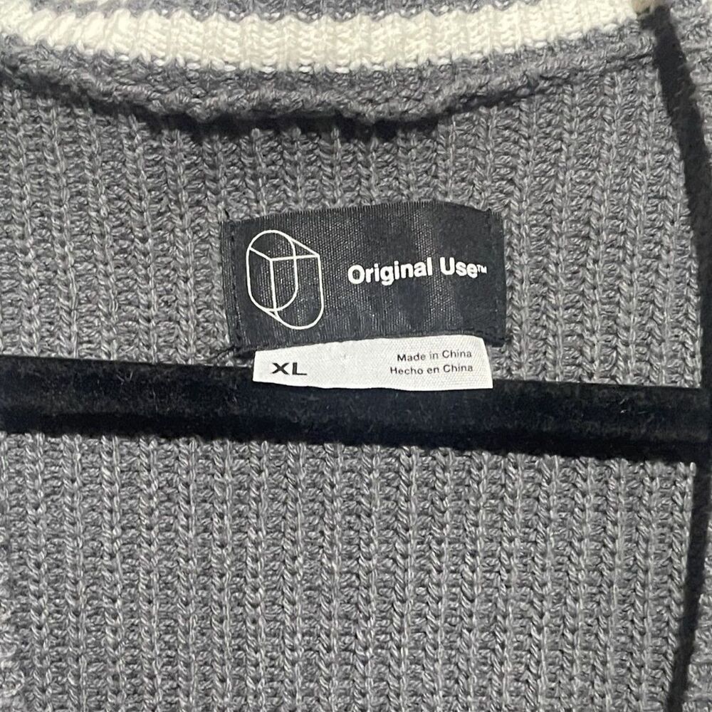 NWT Bookish Varsity Oversized Textured Cardigan Sweater - Picture 5 of 9